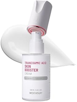 MEDITHERAPY Tranexamic Acid Skin Booster Cream 3.4 Fl Oz - 5% Niacinamide & 3% TXA Korean Face Moisturizer - Gentle Facial Serum Cream with Facial Device for Glass Skin - Radiant Complexion