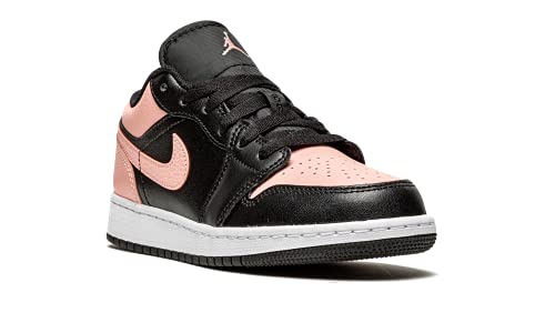 Image of Jordan Nike Youth Air 1 Low GS 553560 034 Black /Arctic Orange - Size 5Y