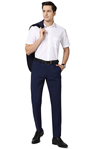 Image of Peter England Men's Cotton Solid Regular Fit Shirt