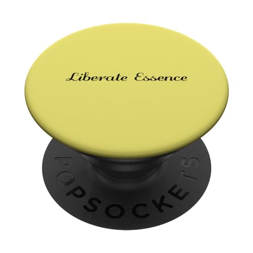 Liberate Essence - Inspirational Positive PopSockets Swappable PopGrip, Black