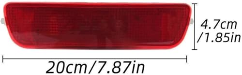 Luces traseras de coche y luz antiniebla trasera con reflector parachoques Qashqai 07-13 4