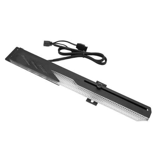 ARGB Supporto per scheda grafica, supporto anti-abbassamento, 5 V, 3 pin, staffa verticale regolabile in lega di alluminio con luci a LED per una facile installazione