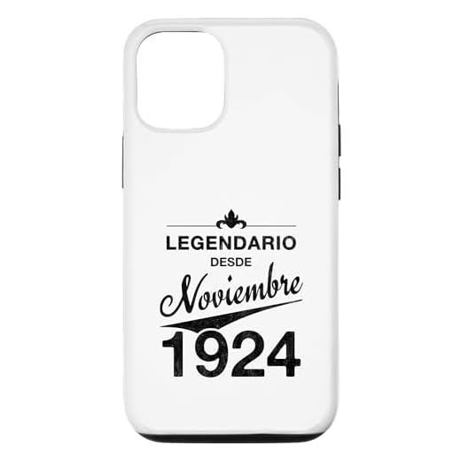 Carcasa para iPhone 14 100 cumpleaños Nacido en Noviembre de 1924 Vintage 100 años