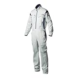 [ワークプロ] クレヒフク 秋冬 長袖 つなぎ 長袖ツナギ 729 色:シルバーグレー サイズ:L