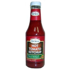 Grace Ketchup de tomate caliente caribeño - 13.5 oz