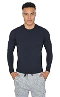Moisture Wicking Fabric. This men’s long sleeve shirt wicks and repels moisture away with ease, leaving you cool, fresh, and dry. No more needing to worry about sweating through your gym clothing. Whether you’re running on the treadmill, playing bask...