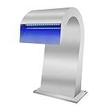 edelstahl schwimmbecken kaufen 【Wasserdichtes LED Licht】Der wasserfall für aufstellpool verfügt über wasserdichte IP68 LED Lichter, um Schäden durch Wasser zu vermeiden, das in die Lichter fällt. Und Sie können die verschiedenen Farben des Lichts ändern, einschließlich der Funktion der Helligkeit und Geschwindigkeit der Modi, die über die RF-Fernbedienung verwendet werden können.