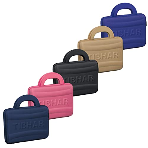 Tibhar Housse de raquette de tennis de table Eva | Housse ultra légère pour 2 raquettes de tennis de table | Imperméable (rose) Cover