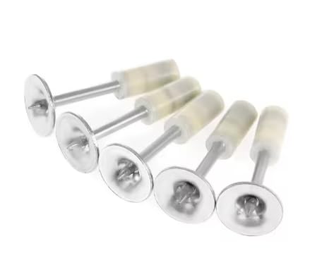 200PCS Round Nail 42mm Manual Fire Round Nail Gun Fixed Peg Ceiling Artifact Diameter 7.3mm For Mini Nail Gun
