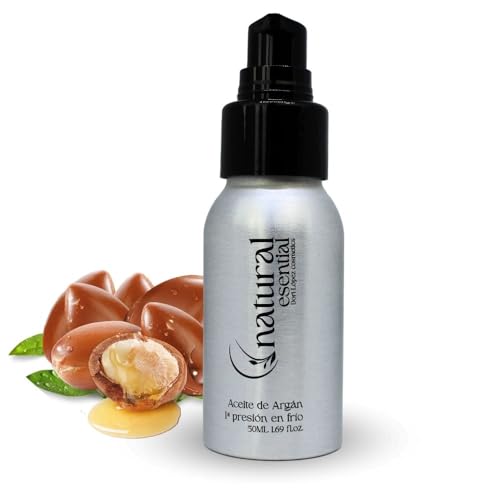 Aceite Vegetal de Argán 50 ml | Maderoterapia | Ideal Sesiones de Maderoterapia Corporal y Facial | Aporta firmeza y Elasticidad a la Piel | Aceite Regenerador, Antiedad Facial y Reducción Estrías