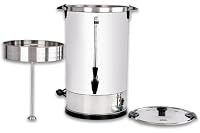 Beeketal 'BGK16' Gastro Rundfilter Kaffeemaschine 16 Liter, Edelstahl Filterkaffeemaschine doppelwandig mit 2 Heizsystemen (Brühen/Warmhalten), Füllstandsanzeiger und rosftreiem Permanent-Filter – Ansicht 3