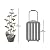 Water Fountain - Nearly 4 Foot Tall Rain Forest Leaves Garden Decor Metal Fountain - Outdoor Water Feature,Silver