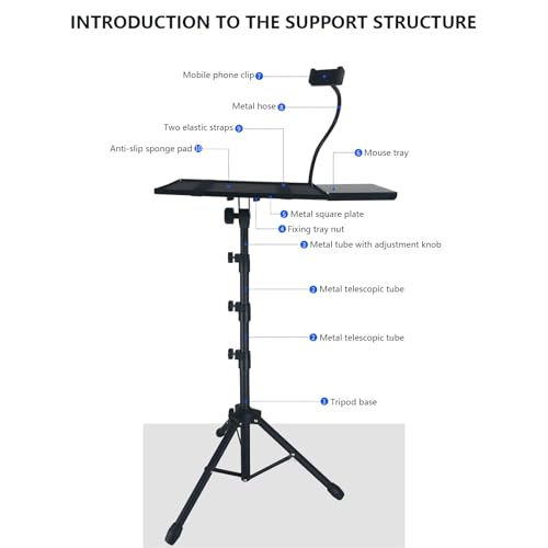Soporte para Proyector Plegable con Bandeja Acolchada miniatura 6