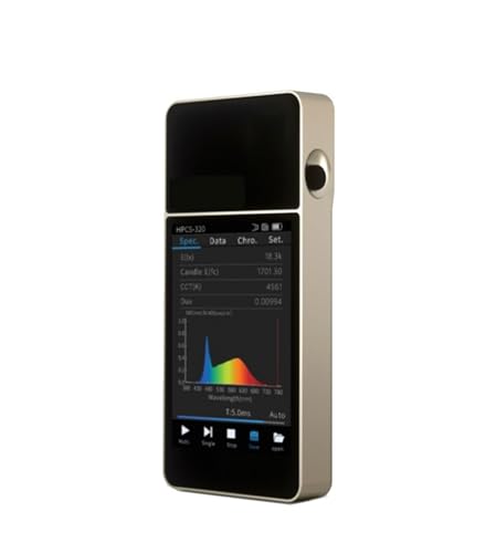 Light Spectrum Meter, Cheaper Spectrometer Portable CCT Meter CRI HPCS320 Top Sensor