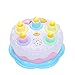 OKREVIEW First Birthday Cake Toy - Singing Music Cake Toys with Counting and Blow Candles Toys for 1 2 3 4 Years Old Boys Girls Birthday and Xmas Gift