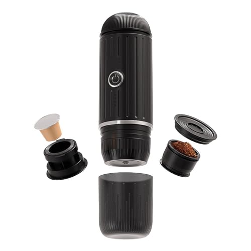 Cafetera portátil 2 en 1 con batería 7500mAh 80 mL