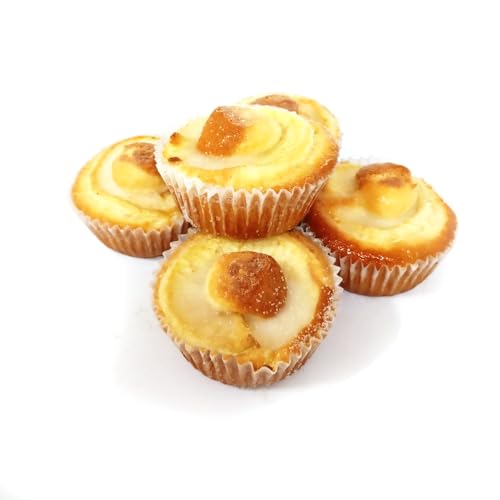 Magdalenas Artesanas Deliciximos de manzana, recien horneadas. Disfrutaras en tu casa de una magdalena tierna y jugosa.