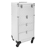 Mouvement flexible : les roues universelles silencieuses faciles à déplacer, la barre de traction télescopique et la poignée confortable facilitent le déplacement de la chute de haut en bas des escaliers, dans et hors de la voiture et dans l'ascenseur. Les roues peuvent être retirées selon les besoins pour les maintenir statiques.