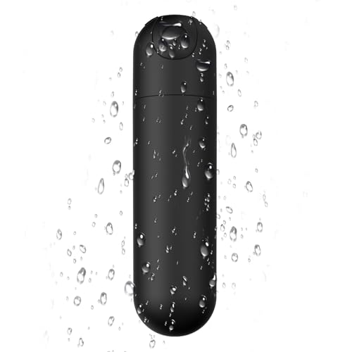 Image of 10 Modes Quiet Waterproof Tool Powerful Mini Stick for Women Pleasure, Handheld Travel Pocket Portable Soft Toys Massage Ball for Body Relax, Massager for Muscles Back Foot Neck, Black