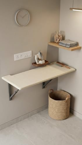 Image of MARK LEE Wall Mounted Foldable Ironing Board, Space Saving Iron Table