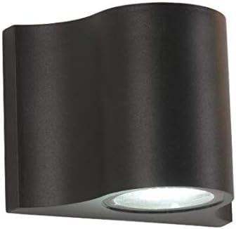 7W LED Outdoor/Indoor External Wall Sconces Light Waterproof Fixture Door Gate Step Stair Surface Mount Lamp Black Pure White