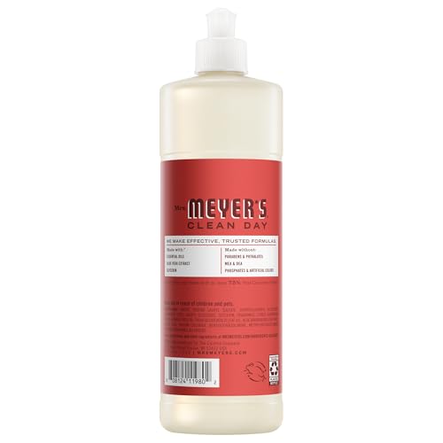Image of Mrs. MEYER'S Clean Day Dish Soap 16 FL OZ Each, Fresh Cut Grass, Tomato Vine, Dandelion, Blueberry, 1 CT (Variety Pack)