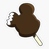 Mickey Ice Cream Bar Bumper Sticker Car Magnet - Flexible Reuseable Magnetic Vinyl - 5(LAB-CTMAGNETS-1748)