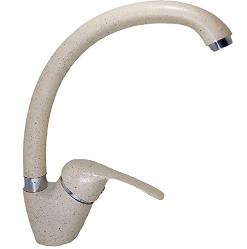 FLORENZI RUBINETTERIE Miscelatore Cucina Beige Sabbia Punti Scuri– Rubinetto Monocomando