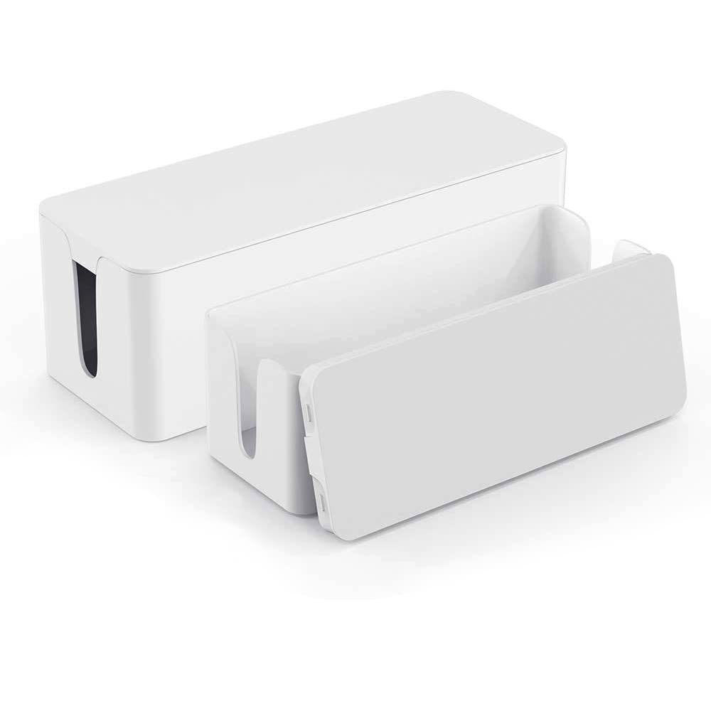 Cable Management Box, Cable Organizer For Hide And Conceal Power Strips And Electrical Cords