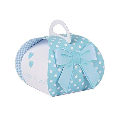 Borsa portaconfetti in similpelle con fiocco rosa o bianco - Mobilia Store