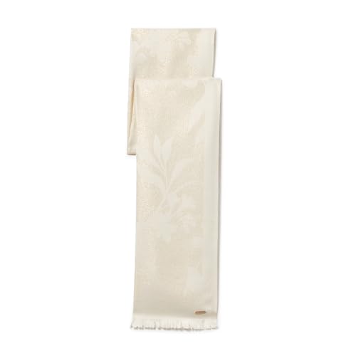 Calvin Klein Womens Metallic Orchid Lightweight Scarf With Eyelash Fringe2