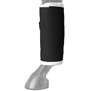 Tough-1 Standing Wraps 4 Pk – Black – 5.5″x12ft