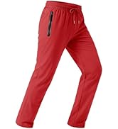 MAGCOMSEN Men's Lightweight Hiking Pants Quick Dry Stretch Running Workout Casual Sweatpants with...