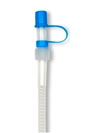 Pitillos flexibles con tapa azul 27.94 cm 10 unidades miniatura 2