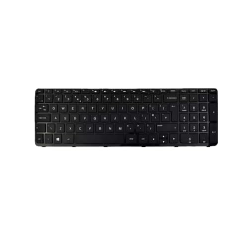 Teclado para HP Compaq CQ15-h000 000sa color negro con distribución UK English de repuesto