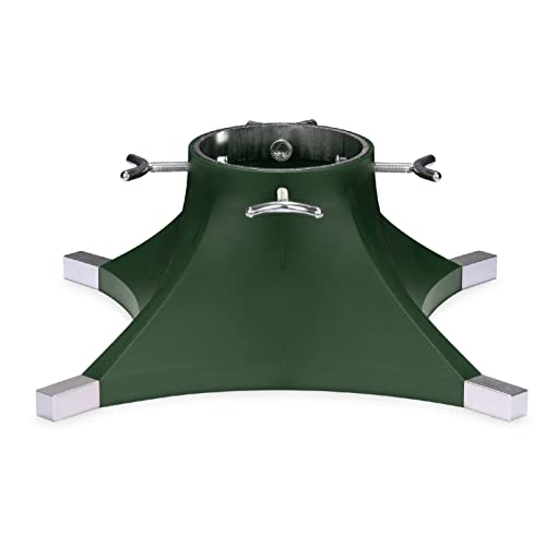 Tree Nest Christmas Tree Stand Xmas Tree Plastic Holder Base For Live Tree Fits Up To 5Ft Square（Green） #TOP22