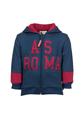 AS Roma Tuta Aperta con Zip, Felpa per Bambini e