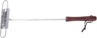 SHERCHPRY Conjunto de ferro de marca para churrasco, ferro para grelhar, ferramentas de churrasco, pão de churrasco, acessórios de churrasco de bambu, ferro de marca para churrasco