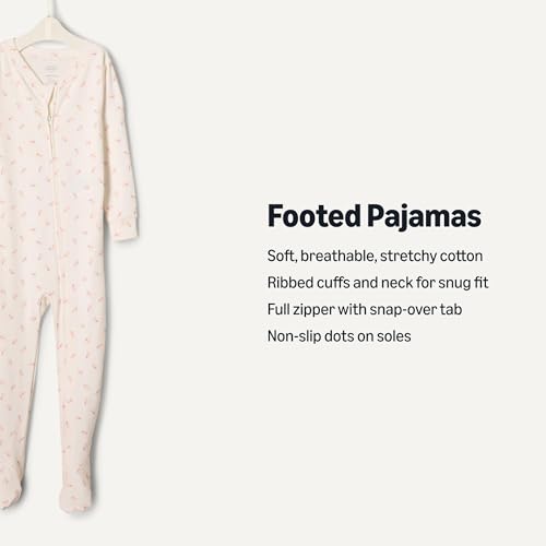 Image of Amazon Essentials x Sofia Grainge Unisex Toddlers and Babies' Snug-Fit Cotton Footed Pajamas