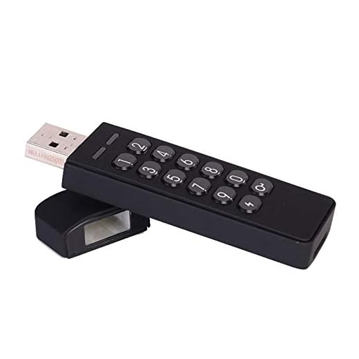 WOVELOT Krypterad USB-minne 32 GB knappsats säker USB-minne hårdvara U-disk med personligt lösenord USB 2.0