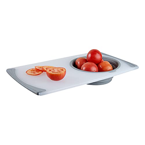 Tabla de cortar rectangular de plástico Restaurantware 50x28 cm