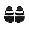 A2Z Mens Womens Boys Girls EVA Sliders Soft Lightweight Pool Slides Non Slip - Slider 1306 Black 6 UK #2