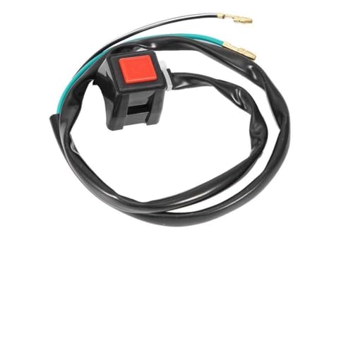 CHICIRIS Bouting -Taste Beim Töten von Lenkermotoreneinstellungen für TTR125, Einfache Installation, Schwarze Farbe