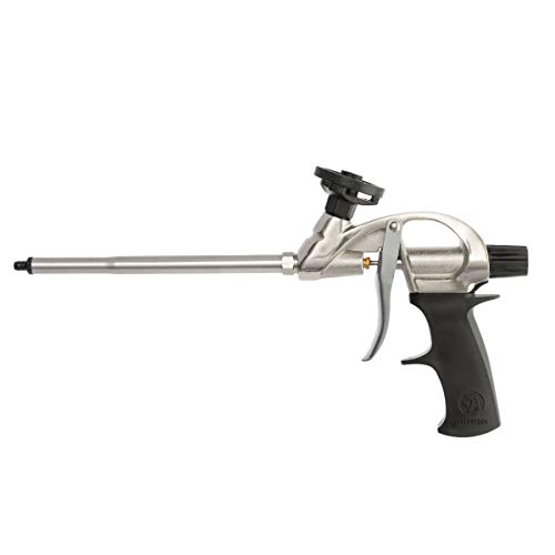 INTERTOOL Spray Foam Gun, Caulking Gun, Insulation Expanding Sealant Applicator, PTFE Non-Stick Coated Basket and Tip PT-0604