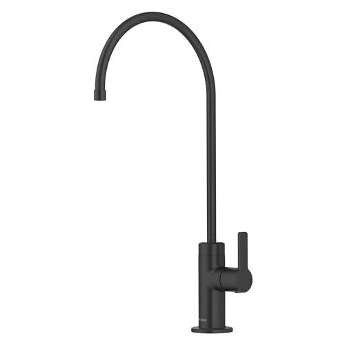 Image of KRAUS Oletto Single Handle Drinking Water Filter Faucet for Reverse Osmosis or Water Filtration System in Matte Black, FF-103MB