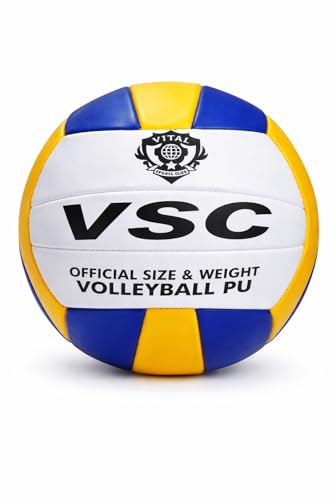 Image of Official Size Volleyball Ball for Indoor Outdoor Training Match Beach PlayDurable Volleyball for Outdoor Indoor Training Match Practice Play