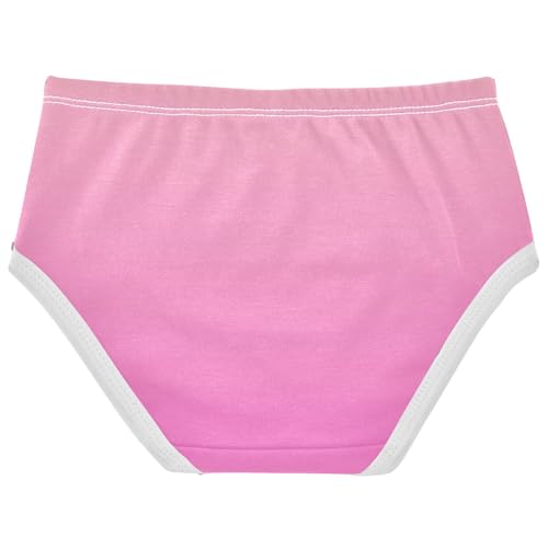 Joisal Cotton Toddler Girls Underwear Blush Pink Rose Gradient Panties for Girl Bright Underpants Briefs 2t2