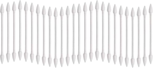 Image of Pointed Tip Cotton Swabs, 800 Count Double Precision Tips with Paper Stick, Cotton Buds for Makeup, Personal Care, Crafts (Pack of 2)