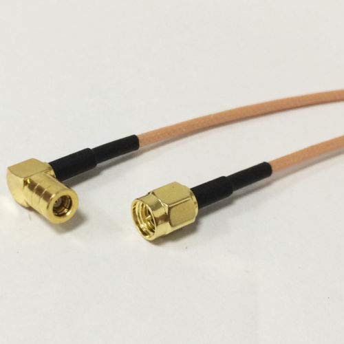 6" SMA Male Plug to SMB Female Right Angle RF Jumper Cable RG316 for WiFi Network