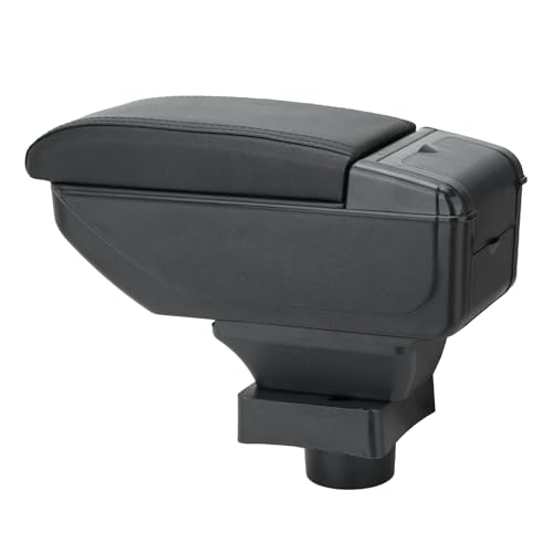 ZENVI Reposabrazos Compatible with Citroen C4 Apoyabrazos 2004-2009 Centro Consola Organizador Caja Doble Espacio Almacenamiento Puede Usarse Para Apoyar el Codo